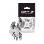 Эластичное эрекционное кольцо с черными «ресничками» - Sextaz - в Казани купить с доставкой