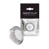 Эластичное эрекционное кольцо с длинными черными «ресничками» - Sextaz - в Казани купить с доставкой