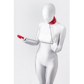 Красный ошейник с подкладкой из меха - ToyFa - купить с доставкой в Казани