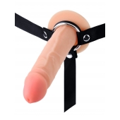 Мужской полый страпон на регулируемых ремнях - 18,5 см. - Sex Expert - купить с доставкой в Казани