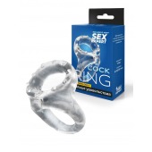 Прозрачное двойное эрекционное кольцо - Sex Expert - в Казани купить с доставкой