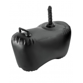 Черное надувное кресло с платформой для фиксации дилдо Body Dock Inflatable Love Seat - Pipedream - купить с доставкой в Казани