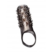 Дымчатая насадка на пенис с выпуклостями - 12 см. - Sex Expert - в Казани купить с доставкой