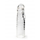Прозрачная закрытая насадка на член - 15 см. - Sex Expert - в Казани купить с доставкой