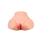 Телесный реалистичный мастурбатор-полуторс с 2 любовными входами - No Name - в Казани купить с доставкой