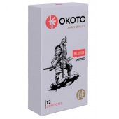 Точечные презервативы OKOTO Dotted - 12 шт. - Sitabella - купить с доставкой в Казани