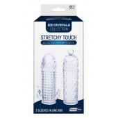 Набор из 2 прозрачных насадок на член Seductive Tickler Sleeves Set - NMC - в Казани купить с доставкой