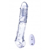 Прозрачная насадка-удлинитель Length Enhancer With Bullet с подхватом - 22,3 см. - NMC - в Казани купить с доставкой