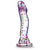 Прозрачный люминесцентный фаллоимитатор Hanky-Panky - 19 см. - Blush Novelties