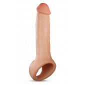 Телесная насадка-удлинитель Thrive 8.75 Inch Realistic Penis Extender Sleeve - 22,2 см. - Blush Novelties - в Казани купить с доставкой