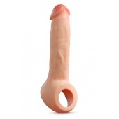 Телесная насадка-удлинитель Thrive 8.75 Inch Realistic Penis Extender Sleeve - 22,2 см. - Blush Novelties - в Казани купить с доставкой