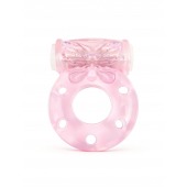 Розовое эрекционное виброкольцо с бабочкой - 1137 - в Казани купить с доставкой
