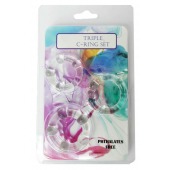 Набор из 3 эрекционных прозрачных колец - Boys of Toys - в Казани купить с доставкой