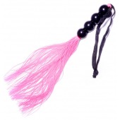 Розовая силиконовая плеть - 35,5 см. - Boys of Toys - купить с доставкой в Казани