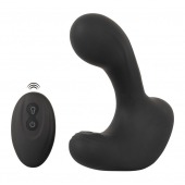 Черная анальная вибропробка с функцией расширения RC Butt Plug with 3 functions - Orion - в Казани купить с доставкой