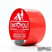 Красный скотч для фиксации Non-Sticky Bondage Tape - 15 м. - Intoyou - купить с доставкой в Казани