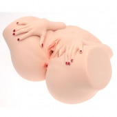 Телесный мастурбатор-полуторс Barbie - Naked Factory - в Казани купить с доставкой