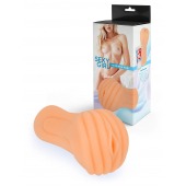 Эластичный мастурбатор в виде вагины телесного цвета - Sexy Girl - в Казани купить с доставкой