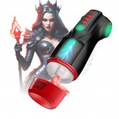 Интерактивный мастурбатор Raven с вакуумом, вибрацией и подсветкой - Shots Media BV - в Казани купить с доставкой