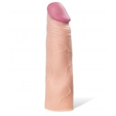 Реалистичная насадка с ярко выраженной головкой - 16,5 см. - A-toys - в Казани купить с доставкой