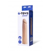 Реалистичная насадка с ярко выраженной головкой - 16,5 см. - A-toys - в Казани купить с доставкой