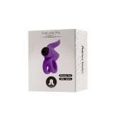 Эрекционное кольцо с подхватом мошонки и стимуляцией клитора Bullet Lastic Ring - Adrien Lastic - в Казани купить с доставкой