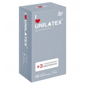 Презервативы с точками Unilatex Dotted - 12 шт. + 3 шт. в подарок - Unilatex - купить с доставкой в Казани