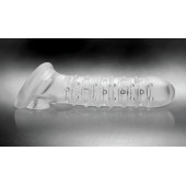 Утолщающая ребристая насадка на пенис - Доминирующее кольцо - в Казани купить с доставкой