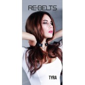 Чёрный кожаный чокер-кляп Tyra Black - Rebelts - купить с доставкой в Казани