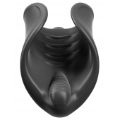 Чёрный мастурбатор Vibrating Silicone Stimulator с вибрацией - Pipedream - в Казани купить с доставкой