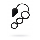 Тройное эрекционное кольцо с анальным хвостом Drop M-size - Erotist Adult Toys - в Казани купить с доставкой