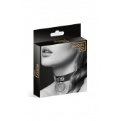 Узенький ошейник из полиуретана с кольцом - Bijoux Pour Toi - купить с доставкой в Казани