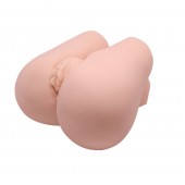 Реалистичный мастурбатор с вибрацией и двумя тоннелями - вагиной и анусом - Baile - в Казани купить с доставкой