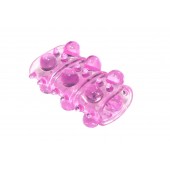 Розовая насадка на пенис Rings Armour - Lola Games - в Казани купить с доставкой