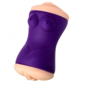 Двухсторонний мастурбатор JOS YARA в фиолетовой колбе - JOS - в Казани купить с доставкой