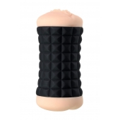 Двухсторонний мастурбатор JOS JANICE в черном цилиндре - JOS - в Казани купить с доставкой