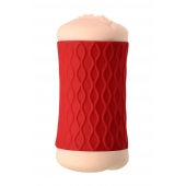 Двухсторонний мастурбатор JOS  NADIN в красном цилиндре - JOS - в Казани купить с доставкой