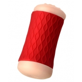 Двухсторонний мастурбатор JOS  NADIN в красном цилиндре - JOS - в Казани купить с доставкой