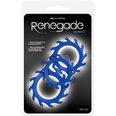 Набор из 3 синих эрекционных колец Renegade Gears - NS Novelties - в Казани купить с доставкой