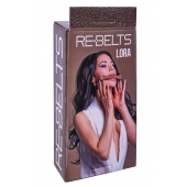 Кляп-трензель Lora с металлическими кольцами - Rebelts - купить с доставкой в Казани