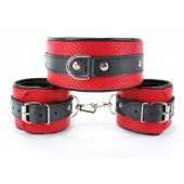 Кожаный БДСМ-набор - БДСМ Арсенал - купить с доставкой в Казани