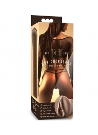 Коричневый мастубратор-вагина Nicole s Kitty - Blush Novelties - в Казани купить с доставкой