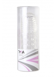 Прозрачная закрытая гелевая насадка - 13,5 см. - Toyfa Basic - в Казани купить с доставкой