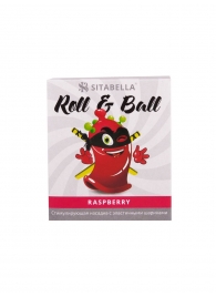 Стимулирующий презерватив-насадка Roll   Ball Raspberry - Sitabella - купить с доставкой в Казани