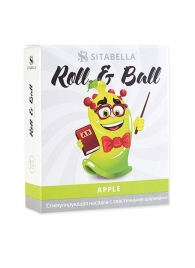 Стимулирующий презерватив-насадка Roll   Ball Apple - Sitabella - купить с доставкой в Казани