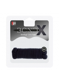 Чёрная веревка для связывания BONDX LOVE ROPE - 5 м. - Dream Toys - купить с доставкой в Казани