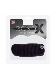 Черная веревка для связывания BONDX LOVE ROPE - 10 м. - Dream Toys - купить с доставкой в Казани