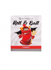 Стимулирующий презерватив-насадка Roll   Ball Cherry - Sitabella - купить с доставкой в Казани