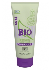 Интимный увлажняющий анальный гель BIO SuperGlide - 100 мл. - HOT - купить с доставкой в Казани