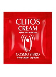 Пробник возбуждающего крема для женщин Clitos Cream - 1,5 гр. - Биоритм - купить с доставкой в Казани